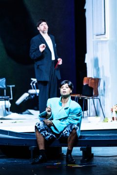 Foto mit Otiti Engelhardt und Sebastian Schindegger